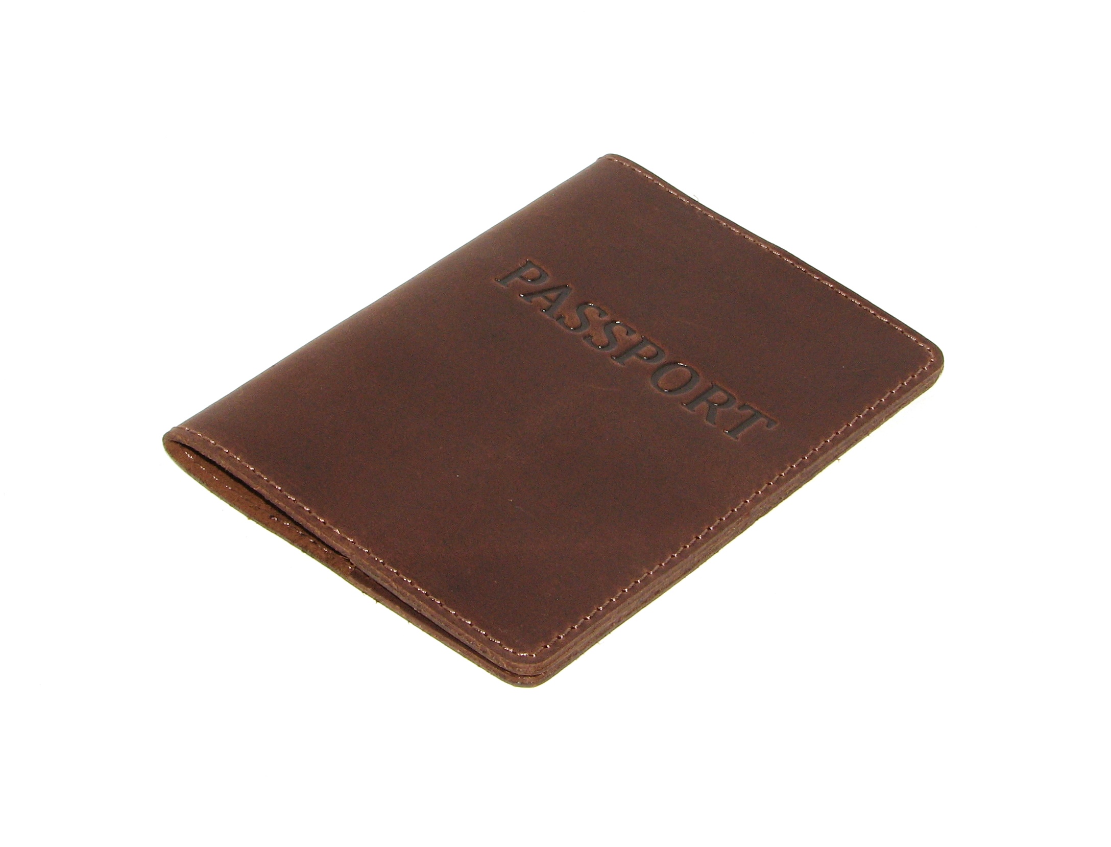 Шкіряна Обкладинка на Паспорт DNK Leather Passport-H темно-коричнева Шкіряна Обкладинка на Паспорт DNK Leather Passport-H темно-коричнева
